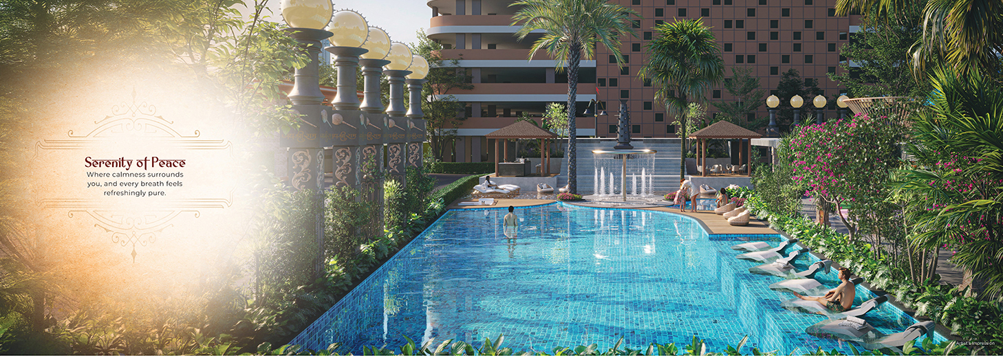 Artist's impression of amenities at Saket Ayodhya City